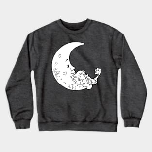 sleep on the moon Crewneck Sweatshirt